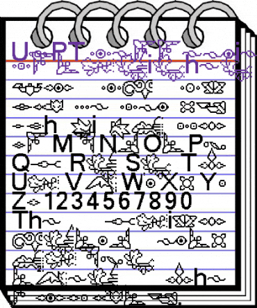 UF PT Bellefield Flourishes Regular animated font preview UF PT Bellefield Flourishes Regular animated font preview