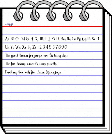 uings Regular animated font preview uings Regular animated font preview