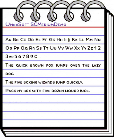 Umba Soft SC Medium Demo animated font preview Umba Soft SC Medium Demo animated font preview