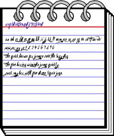 Unfolding Tragedy Textured animated font preview