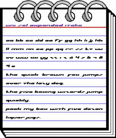 uni-sol expanded italic expanded italic animated font preview uni-sol expanded italic expanded italic animated font preview