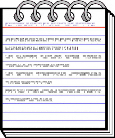 Universal Accreditation Regular animated font preview