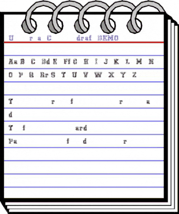 Universal College draft_DEMO Regular animated font preview