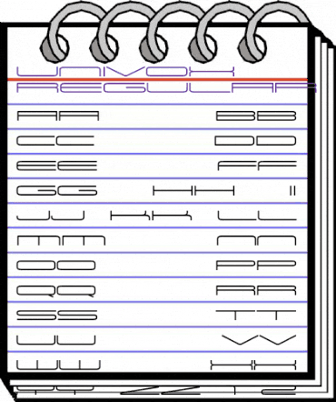 Univox Regular animated font preview