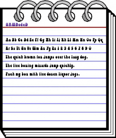 URWBodeD Regular animated font preview URWBodeD Regular animated font preview