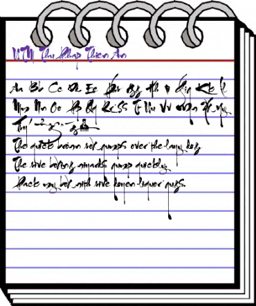 UTM ThuPhap Thien An Regular animated font preview