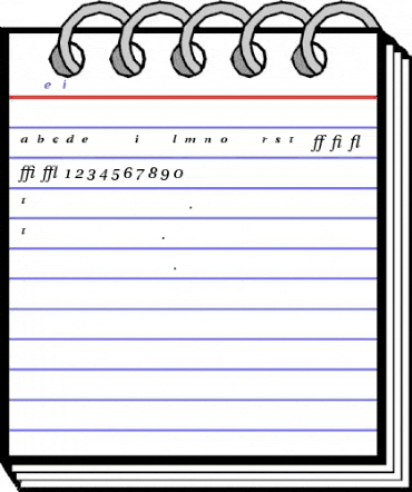 Utopia Expert Italic animated font preview