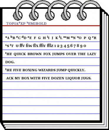 Utopia Expert Semibold animated font preview Utopia Expert Semibold animated font preview