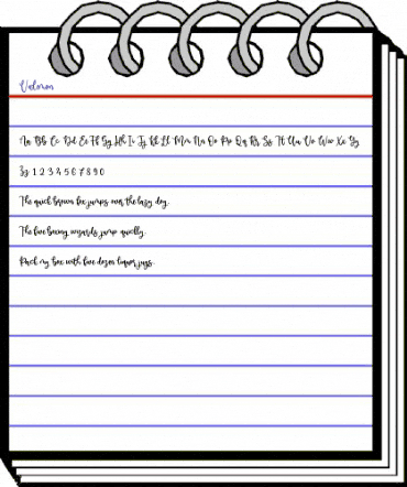 Valemon Regular animated font preview