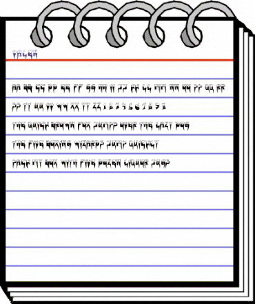 VALEN Regular animated font preview