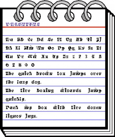 VALENTINE Regular animated font preview