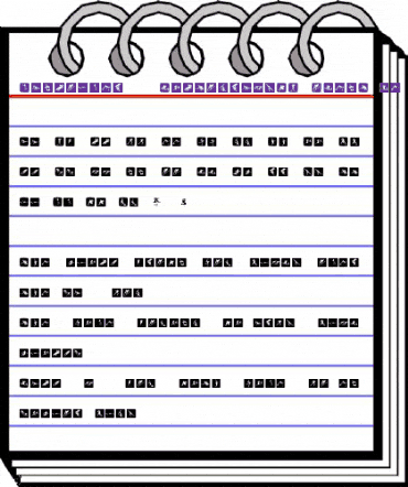 Vancouver2010 PictogramsWB Regular animated font preview