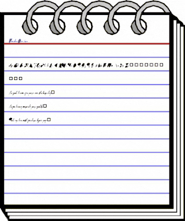 Vaniline Regular animated font preview