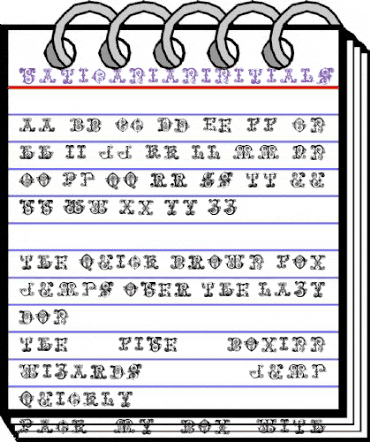 VaticanianInitials Regular animated font preview VaticanianInitials Regular animated font preview