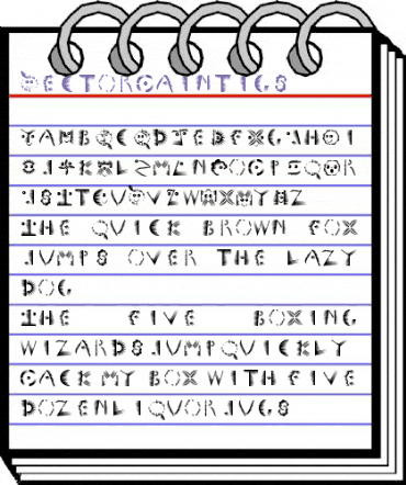 VectorPaintigs Regular animated font preview