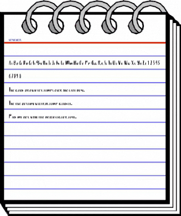 vegener Regular animated font preview