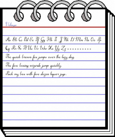 Velisya Regular animated font preview