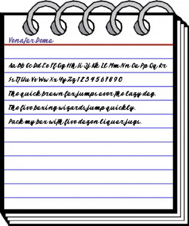 Venator Demo Regular animated font preview