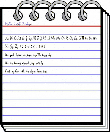 VerticaScripts Regular animated font preview VerticaScripts Regular animated font preview