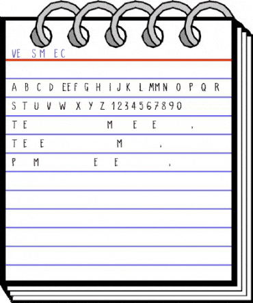 Very Simple Chalk Regular animated font preview