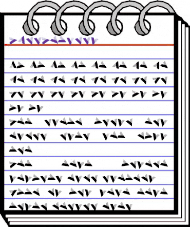 VForVictory Regular animated font preview