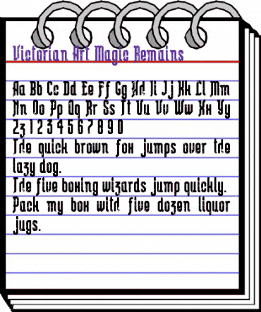 Victorian Art Magic Remains Regular animated font preview Victorian Art Magic Remains Regular animated font preview