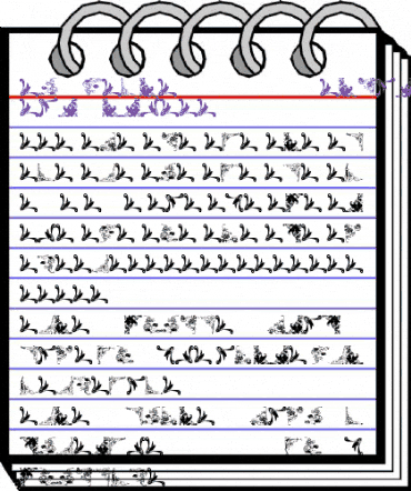 Vintage Decorative Corners 14 Regular animated font preview