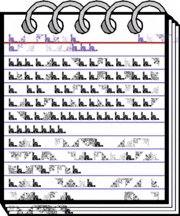 Vintage Decorative Corners 16 Regular animated font preview