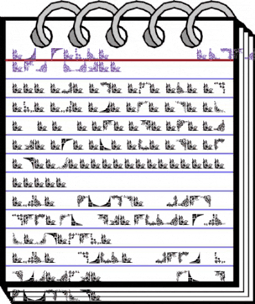 Vintage Decorative Corners 2 Regular animated font preview