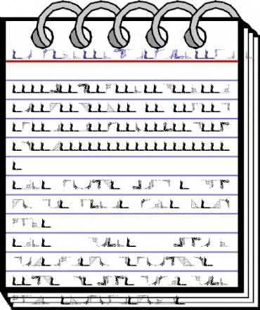 Vintage Decorative Corners 23 Regular animated font preview