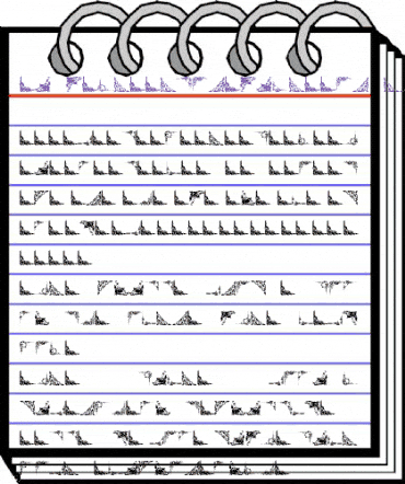 Vintage Decorative Corners 24 Regular animated font preview