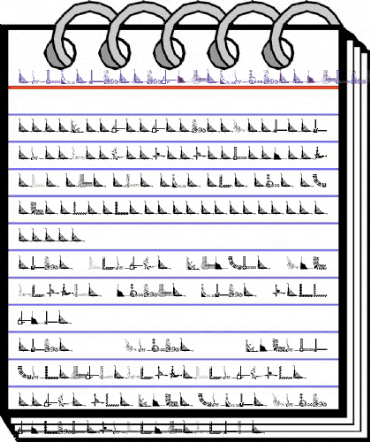 Vintage Decorative Corners 29 Regular animated font preview