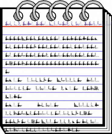 Vintage Decorative Corners 30 Regular animated font preview