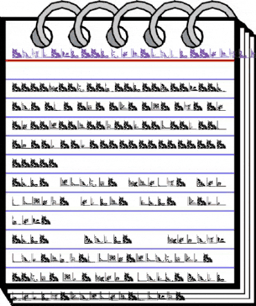 Vintage Decorative Corners 31 Regular animated font preview