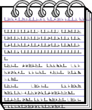 Vintage Decorative Corners 33 Regular animated font preview