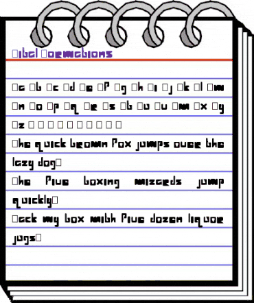 Vital Formations Regular animated font preview