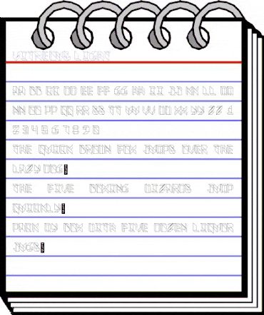 Vitreous Light animated font preview Vitreous Light animated font preview