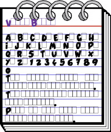 Vlump Black Regular animated font preview