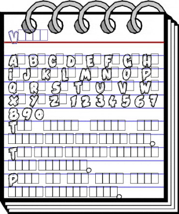 Vlump Regular animated font preview
