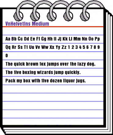 .VnHelvetIns Medium animated font preview .VnHelvetIns Medium animated font preview