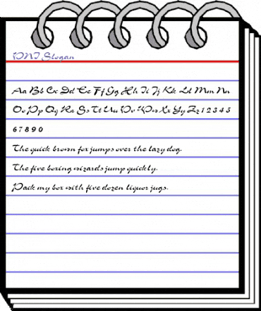 VNI-Slogan Normal animated font preview