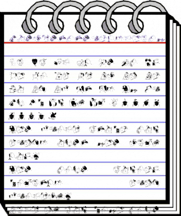 Voelkerfreundschaft Regular animated font preview