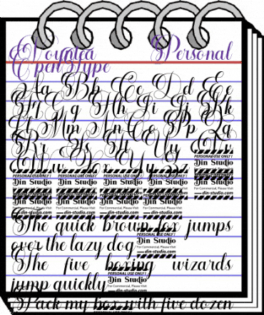 Voyntea Personal Use Regular animated font preview