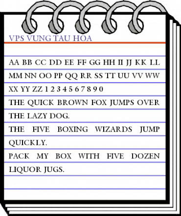VPS Vung Tau Hoa Regular animated font preview