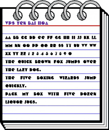 VPS Yen Bai Hoa Normal animated font preview