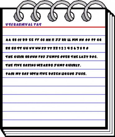 VTC-Karnival Fat animated font preview