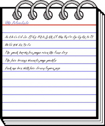 Vtks Felicidade 2016 Regular animated font preview