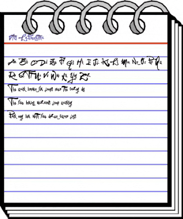 Vtks LaPrensitcha Regular animated font preview