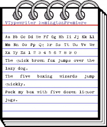 VTypewriter Regular animated font preview