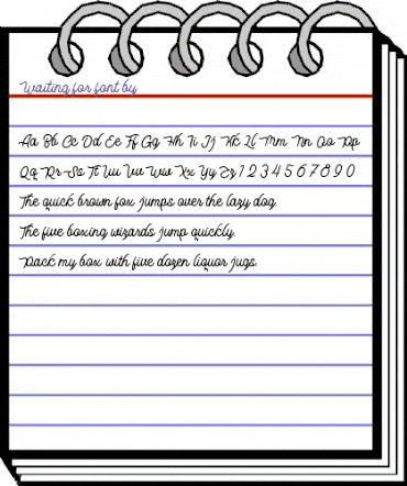 Waiting for Regular animated font preview